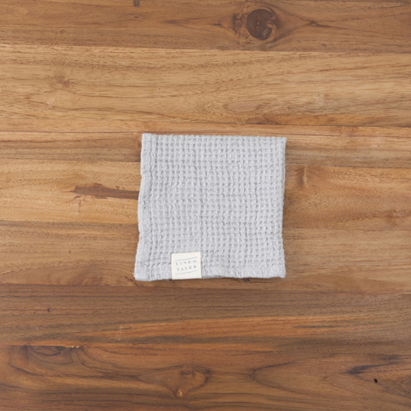 リネンテイルズ ワッフルタオル ハンドタオル ライトグレー 30×30 / Linen Tales