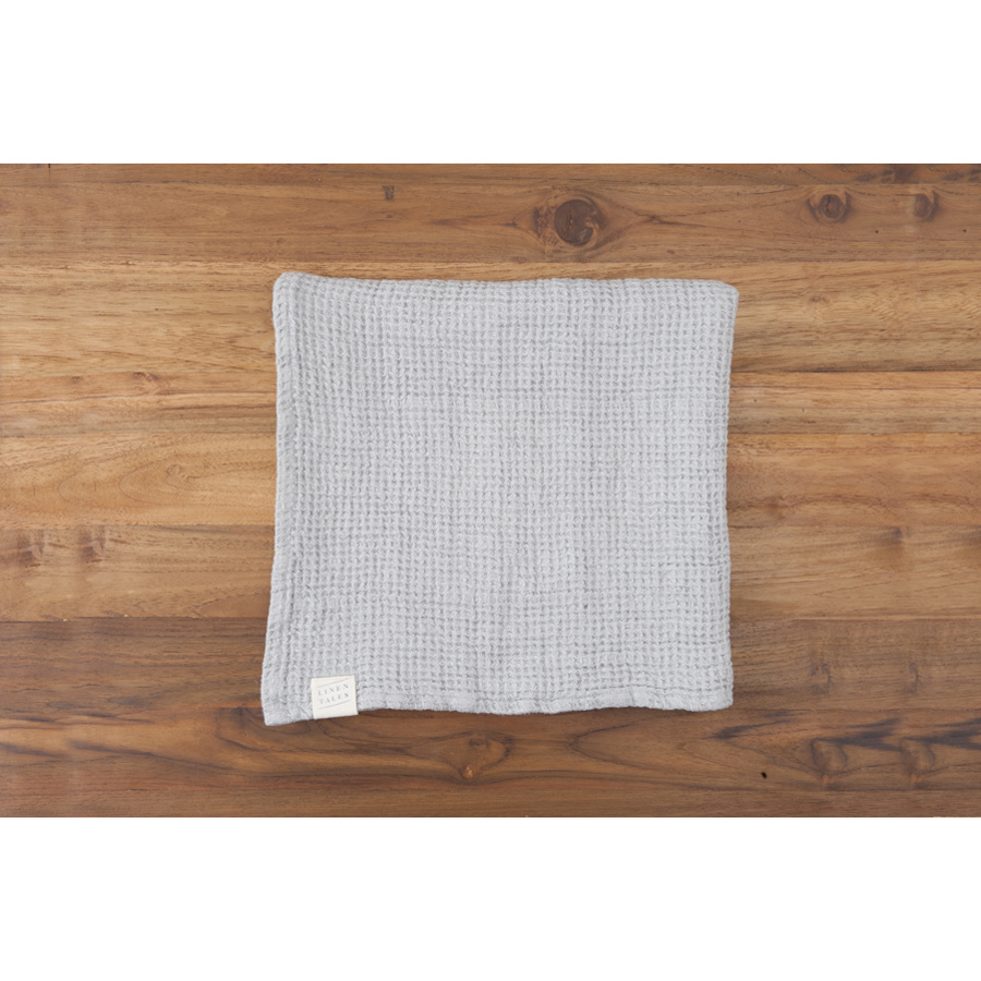 リネンテイルズ ワッフルタオル ボディータオル ライトグレー 65×125 / Linen Tales