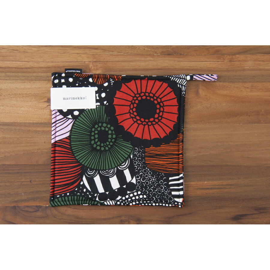 【取扱終了0912】【決算SALE】マリメッコ ポットホルダー シイルトラプータルハ オレンジ / marimekko Siirtolapuutarha【取扱終了0911】