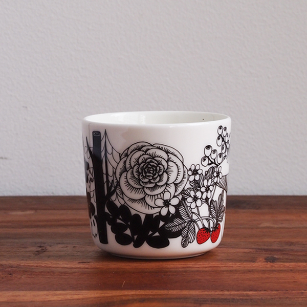 マリメッコ コーヒーカップ 200ml 取っ手なし ヴェルイェクセトゥ / marimekko Veljekset