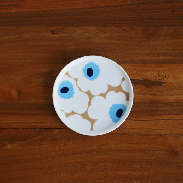 マリメッコ プレート 13.5cm ウニッコ ベージュ / marimekko Unikko