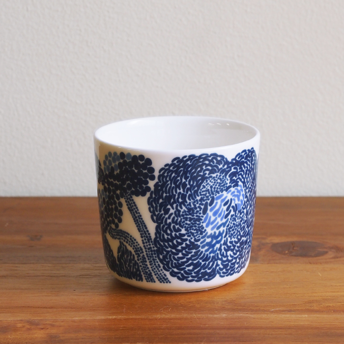 マリメッコ コーヒーカップ 200ml 取っ手なし ミンステリ / marimekko Mynsteri