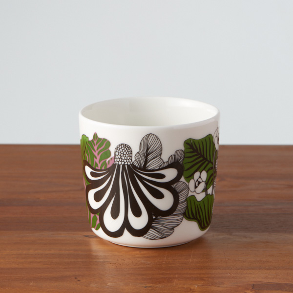 マリメッコ コーヒーカップ 200ml 取っ手なし カーリメッツァ / marimekko Kaalimetsa