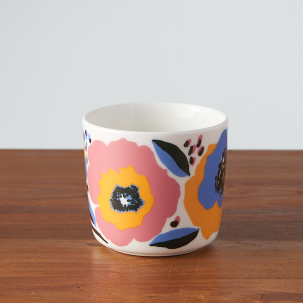 マリメッコ コーヒーカップ 200ml 取っ手なし ロサリウム / marimekko Rosarium