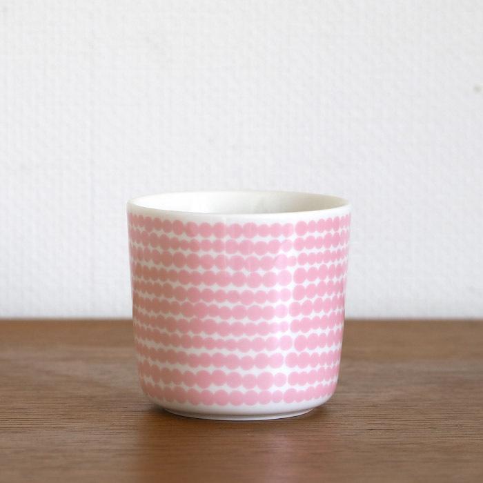 Marimekko Siirtolapuutarha 単品 マリメッコ コーヒーカップ 200ml 取っ手なし シイルトラプータルハ ピンク 食器と料理道具の専門店 プロキッチン