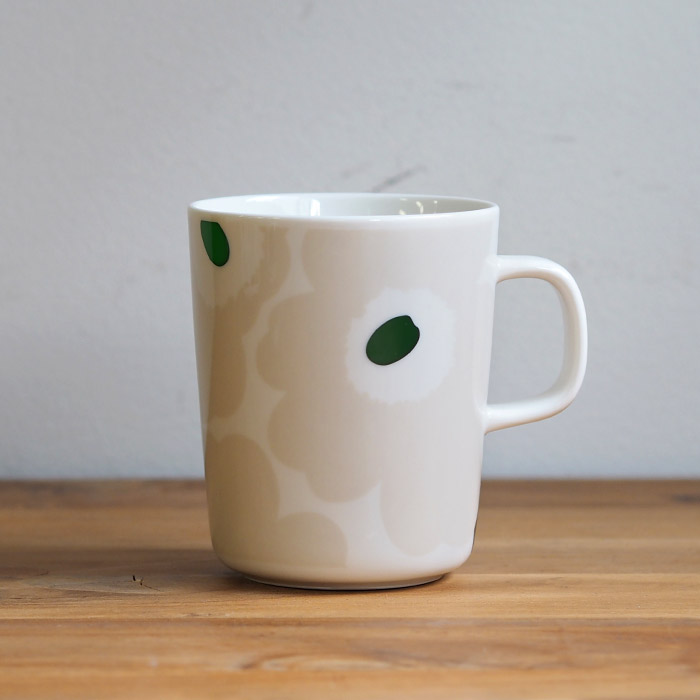Marimekko Unikko マリメッコ マグカップ 250ml ウニッコ ベージュ ダークグリーン ホワイト 食器と料理道具の専門店 プロキッチン