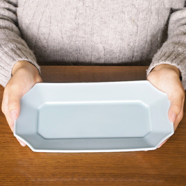 瑞々 すみきり長皿 青白 食器と料理道具の専門店 プロキッチン 瑞々 すみきり長皿 青白 食器と料理道具の専門店 プロキッチン