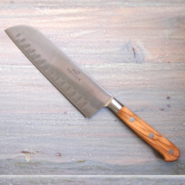 サバティエ Provencao 三徳包丁 18cm オリーブウッド / SABATIER