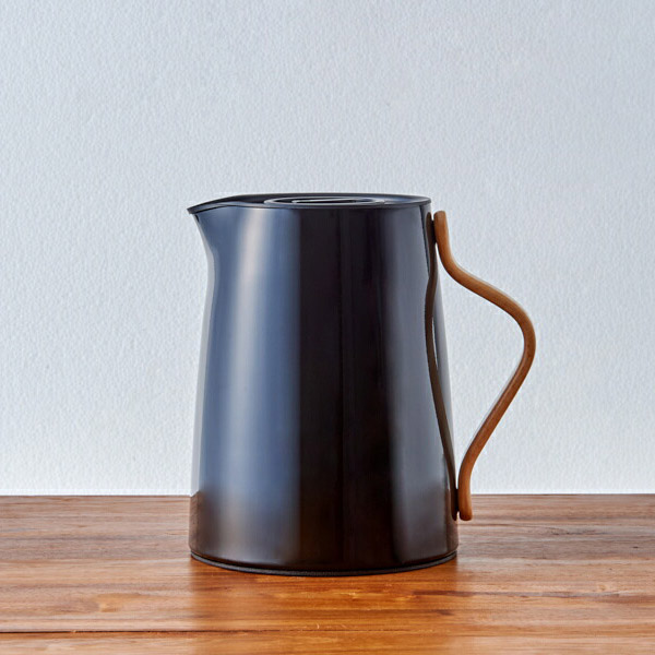 ステルトン エマ バキュームジャグ ティーポット 1L ブラック / Stelton Emma ※