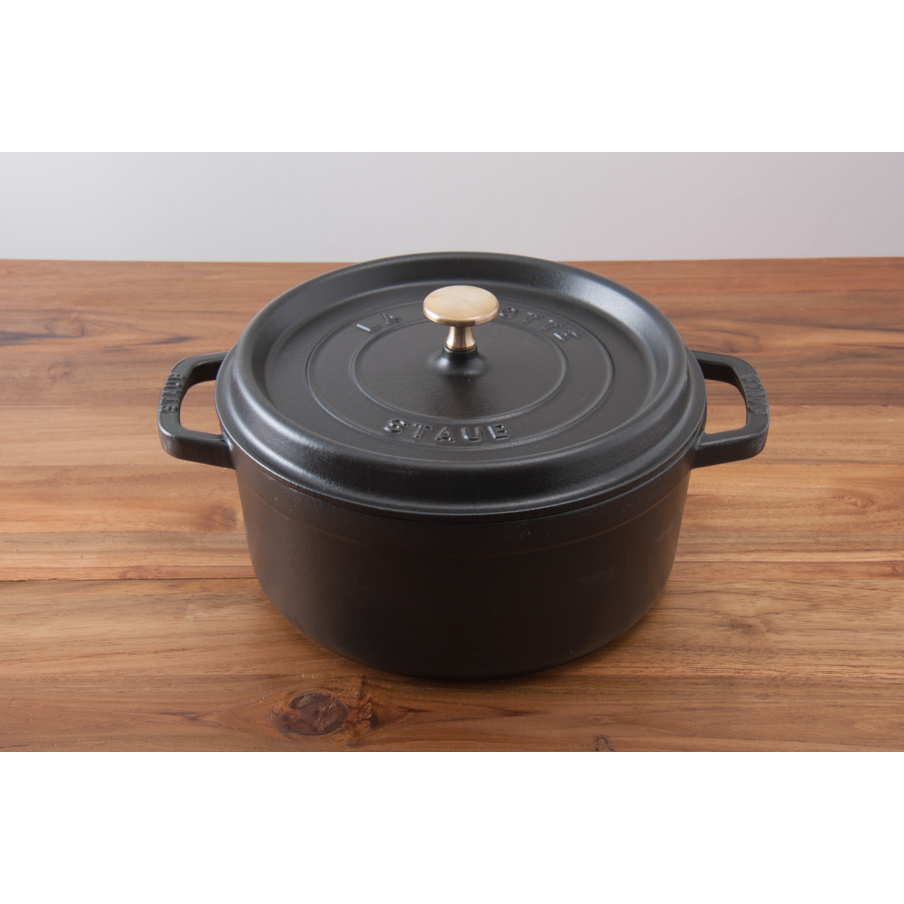 【大人気】ストウブ STAUB 24cm ブラック