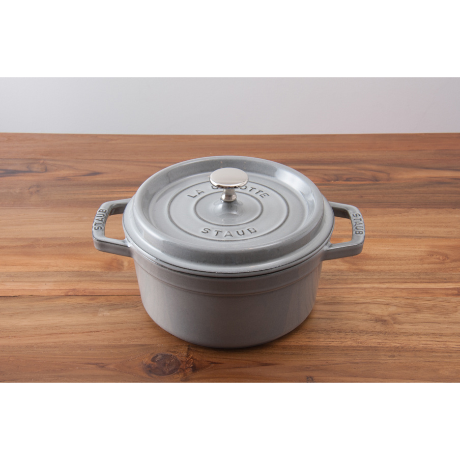 STAUB ストウブ ピコ ココット ラウンド 20cm グラファイトグレー