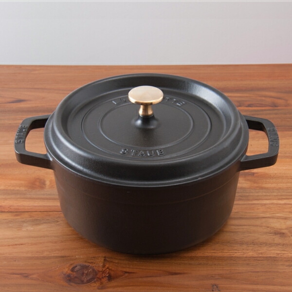 staub ストウブ ピコ ココット ラウンド  22cm キッチンタオル付！