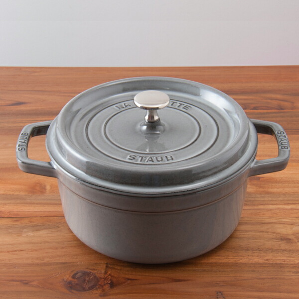 staub ストウブ ピコ ココット ラウンド  22cm キッチンタオル付！