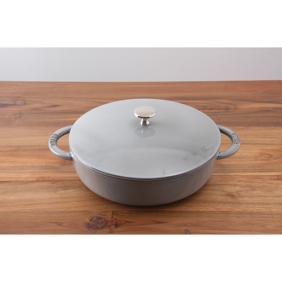 ストウブ ヘキサゴン ニダベイユ ソテーパン 24cm グレー / staub