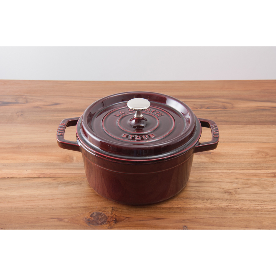 ストウブ ピコココット ラウンド 20cm グレナディンレッド / staub