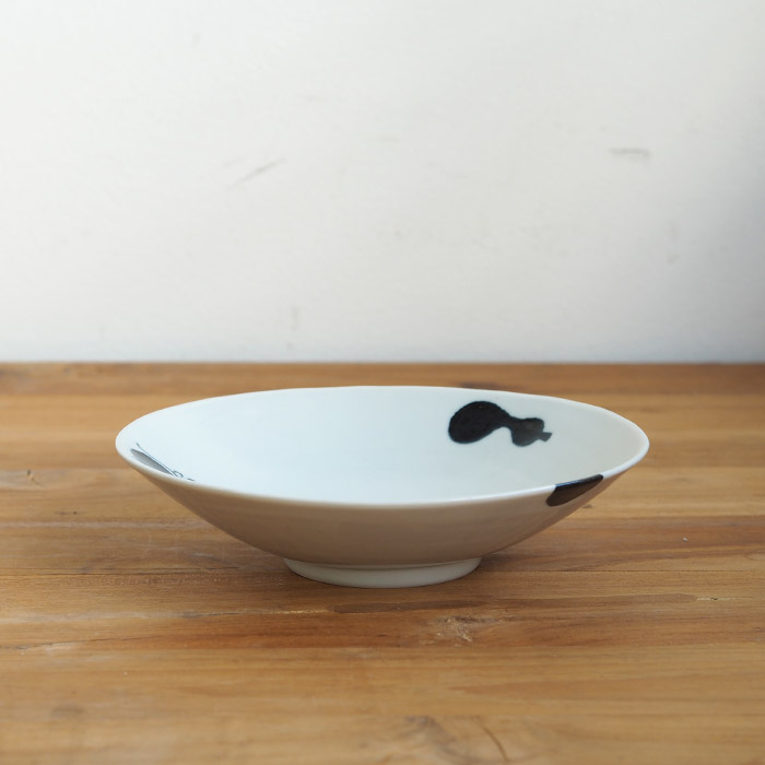 徳永遊心さん　ひょうたんの四角いお鉢3客　九谷青窯 徳永遊心さんひょうたんの四角いお鉢3客九谷青窯